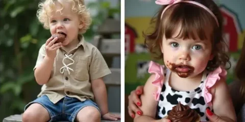 [Imagem de montagem com fotos de doces feitos pelas alunas]